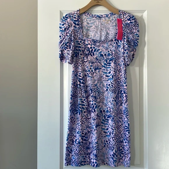 ⭐️NWT!⭐️Lilly Pulitzer Haydn Mini Dress Sz XS w MEASUREMENTS in Calla Lilly Pink - Picture 2 of 15